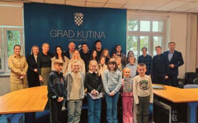 Posjet gradonačelniku Kutine povodom Dječjeg tjedna